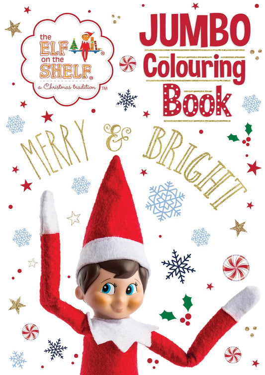Elf on the Shelf - Jumbo Colouring Book
