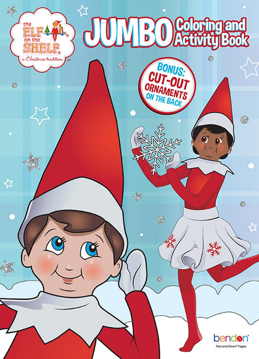 Elf on the Shelf - Jumbo Colouring Book