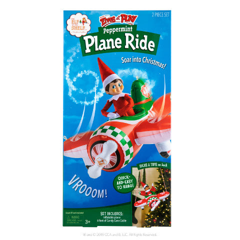 Elves at Play - Peppermint Plane Ride
