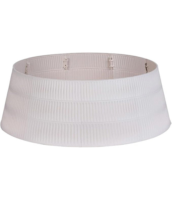 Ivory Ribbed Christmas Tree Collar
